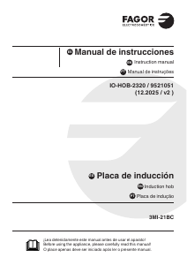 Manual de uso Fagor 3MI-21BC Placa