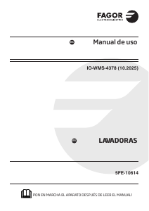 Manual de uso Fagor 5FE-10614 Lavadora