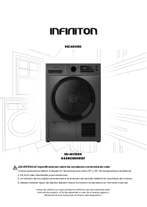 Manual de uso Infiniton SD-BC1DDX Secadora