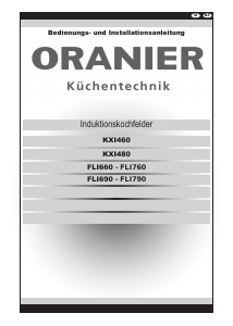 Bedienungsanleitung Oranier FLI 690 Kochfeld