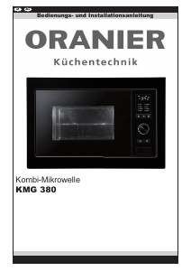 Bedienungsanleitung Oranier KMG 380 Mikrowelle