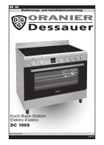 Bedienungsanleitung Oranier Dessauer DC 1999 04 Herd