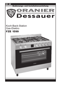 Bedienungsanleitung Oranier Dessauer FZE 159924 Herd