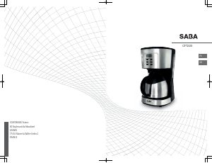 Bruksanvisning SABA CFT22IX Kaffebryggare