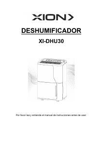 Manual de uso Xion XI-DHU30 Deshumidificador