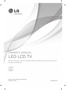 Brugsanvisning LG 55LM860V LED TV
