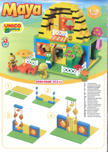 Руководство Unico set 8580 Maya the Bee Улей