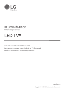 Bruksanvisning LG 65UN70006LA LED-TV