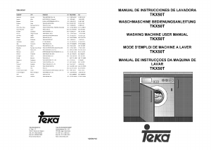 Bedienungsanleitung Teka TKX 50 T Waschmaschine