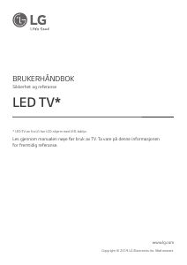 Bruksanvisning LG 75SM9900PLA LED-TV