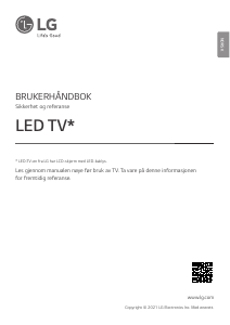 Bruksanvisning LG 75UP77109LC LED-TV