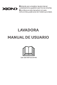 Manual de uso Xion XI-LSE1070F Lavadora