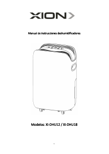 Manual de uso Xion XI-DHU12 Deshumidificador