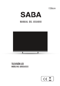 Handleiding SABA QD55ELH252S LED televisie