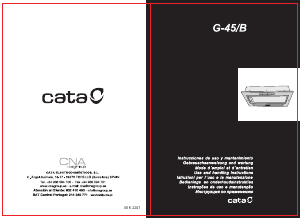 Manual Cata LFK 6001 WH Exaustor
