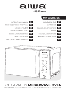 Priročnik Aiwa MW-230DG Mikrovalovna pečica