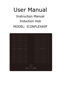 Handleiding Cata ICONFLEX60F Kookplaat