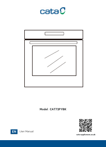 Handleiding Cata CAT72PYBK Oven