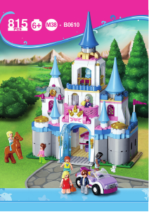 Manual Sluban set M38-B0610 Girls Dream Play palace