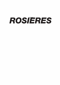 Manuál Rosières RBT5519EW Lednice s mrazákem