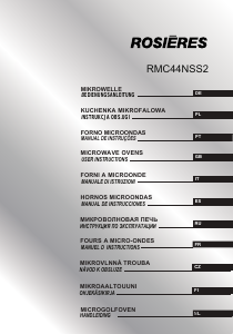 Manuale Rosières RMC44NSS2 Microonde
