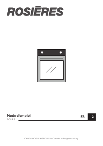 Mode d’emploi Rosières RFC5S5979PN WIFI Four