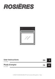 Mode d’emploi Rosières RFXC5M0479PN WF Four
