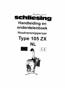 Mode d’emploi Schliesing 105 ZX Broyeur à végétaux