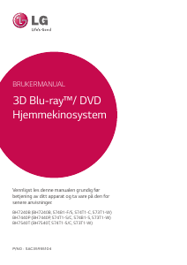 Bruksanvisning LG BH7440P Hjemmeteatersystem