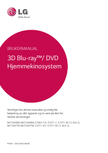 Bruksanvisning LG BH7540TW Hjemmeteatersystem