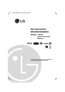 Bruksanvisning LG FB162 Hjemmeteatersystem
