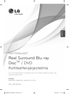 Käyttöohje LG HB805PH Kotiteatterijärjestelmä