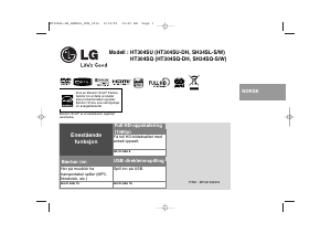 Bruksanvisning LG HT304SU Hjemmeteatersystem