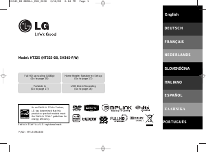 Manual LG HT32S Home Theater System