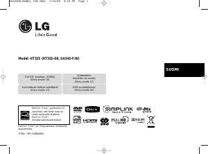 Käyttöohje LG HT32S Kotiteatterijärjestelmä