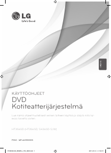 Käyttöohje LG HT356SD Kotiteatterijärjestelmä