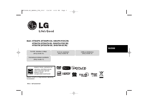 Käyttöohje LG HT554TH Kotiteatterijärjestelmä