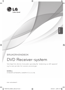 Bruksanvisning LG HT805PH Hjemmeteatersystem