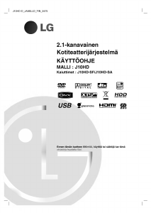 Käyttöohje LG J10HD Kotiteatterijärjestelmä
