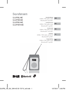 Manual Sandstrøm SJUPBL14E Radio