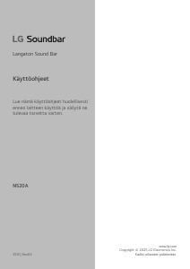 Käyttöohje LG NS20A Kotiteatterijärjestelmä