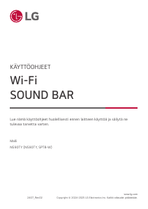 Käyttöohje LG NS90TY Kotiteatterijärjestelmä
