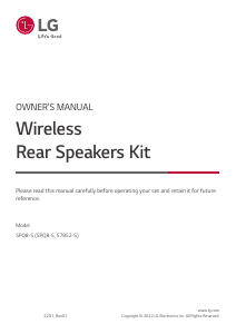 Manual LG SPQ8-S Home Theater System