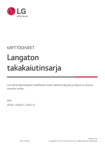Käyttöohje LG SPQ8-S Kotiteatterijärjestelmä