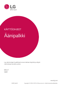 Käyttöohje LG SQM1 Kotiteatterijärjestelmä