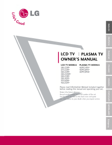 Manual LG 32LC2RA LCD Television