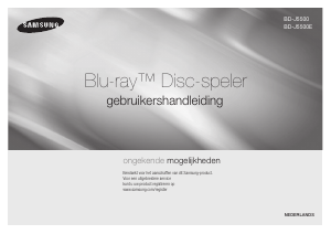 Handleiding Samsung BD-J5500E Blu-ray speler