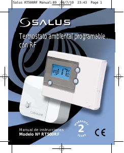 Manual de uso Salus RT 500 RF Termostato