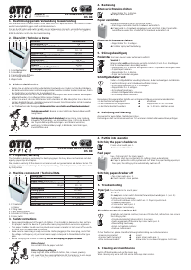 Manual de uso OTTO OS-300 Destructora