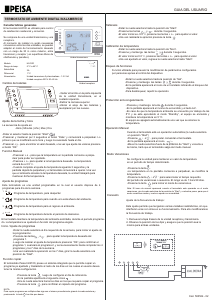 Manual de uso Peisa H24100 Termostato